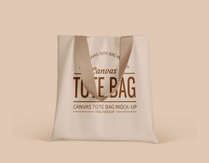 3 Canvas Tote Bag Mockups