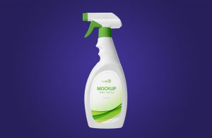 Spray Bottle Package Mockup