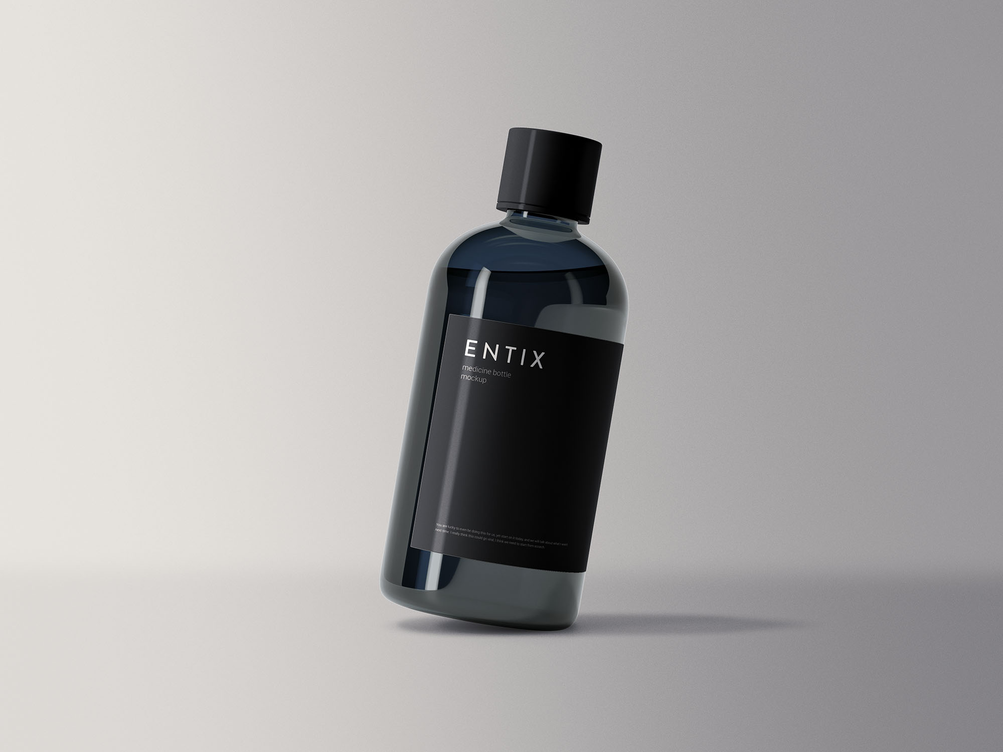 Chemicals Bottle Mockup