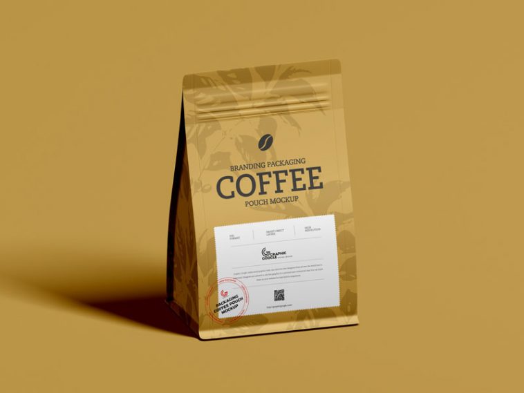 Download Free Coffee Pouch Bag Packaging Mockup Free Package Mockups
