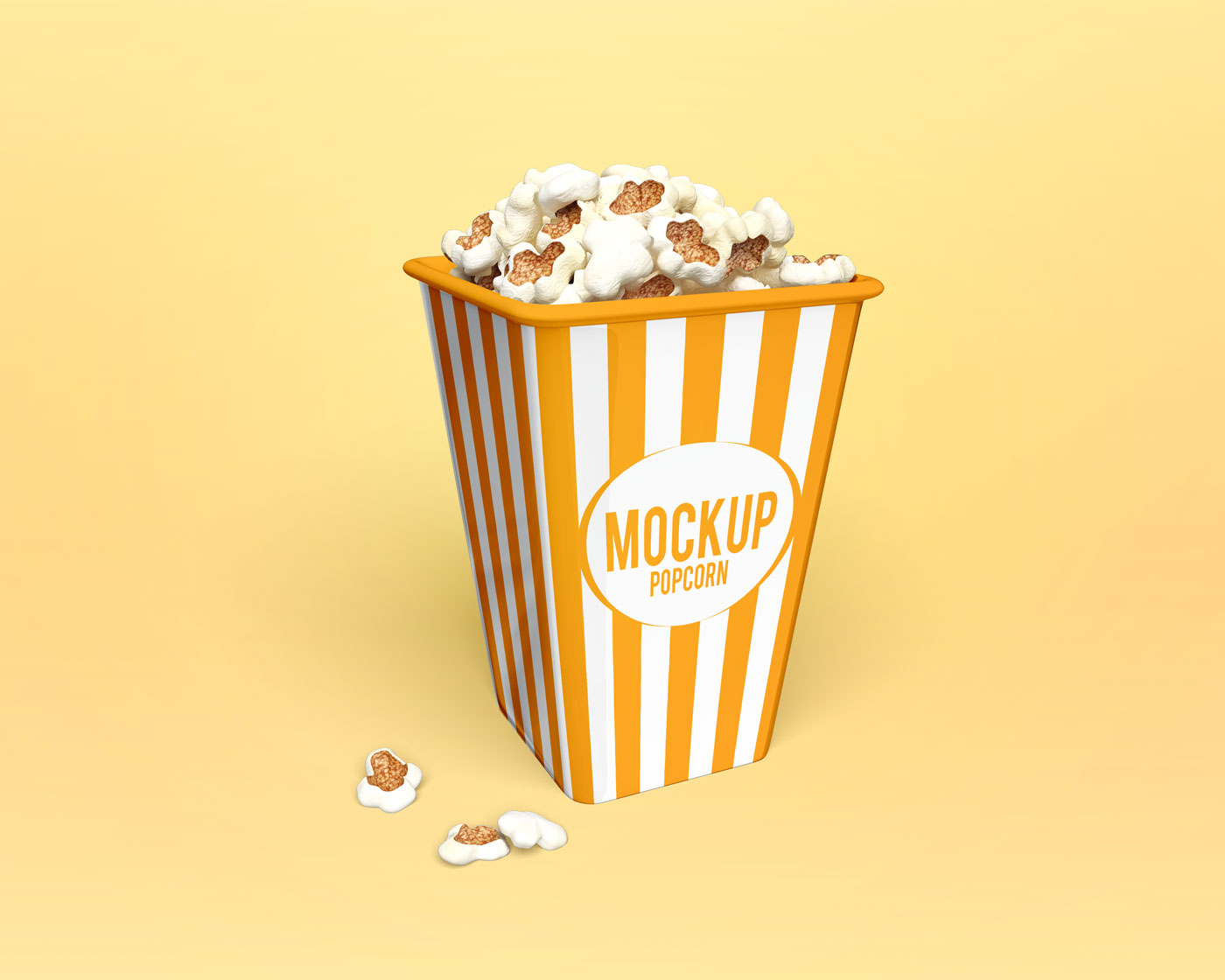Popcorn Box Mockup set