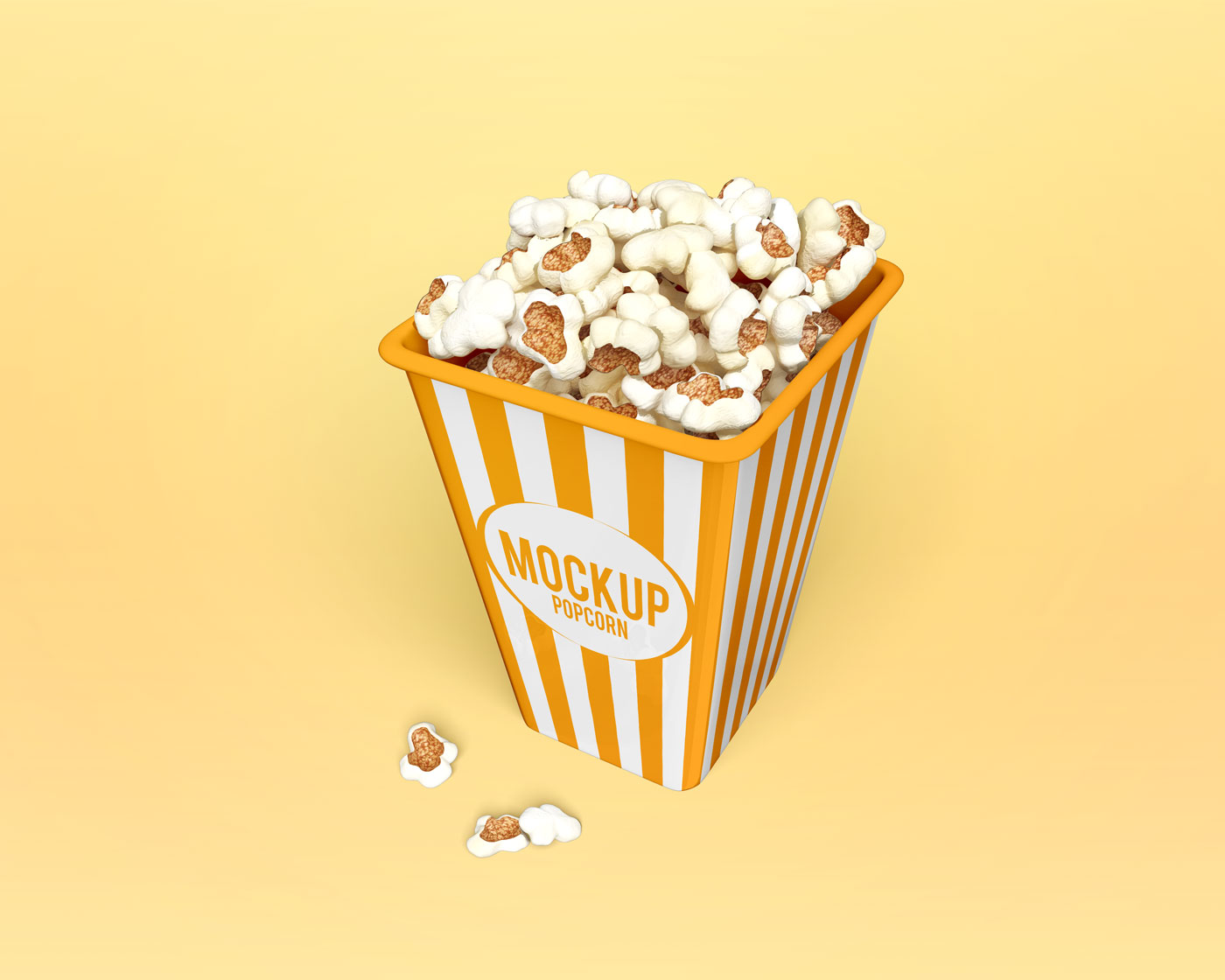 Popcorn Box Mockup set