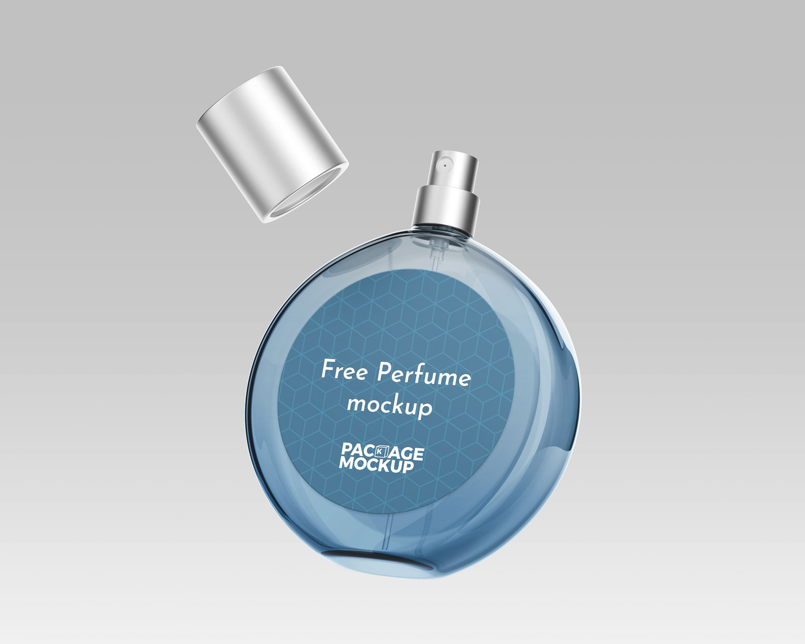 Classy Round Perfume Bottle Mockup Set
