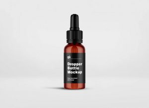 dropper bottle mockup