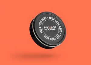 levitating Jar Package Mockup