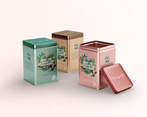 Free Tin Canister Mockup