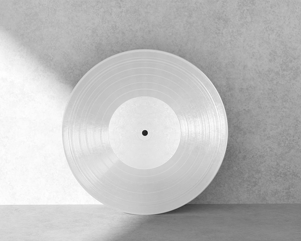 Vinyl Record Sleeve Packaging Mockup