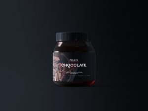 Chocolate Jar Mockup