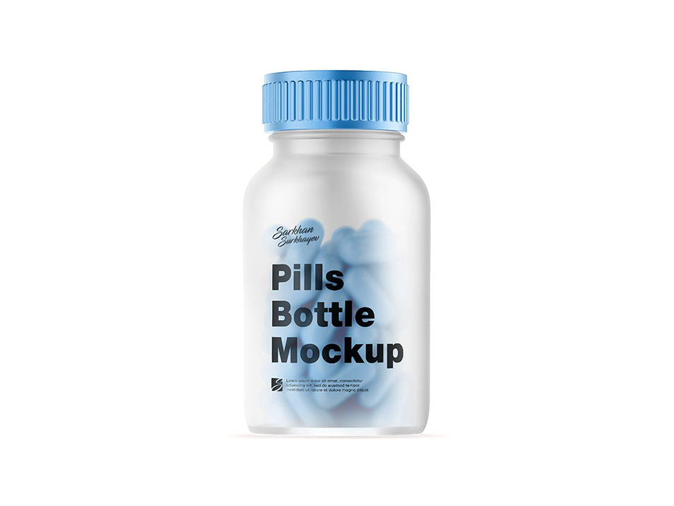 Download Free Clear Matt Pill Bottle Mockup Package Mockups