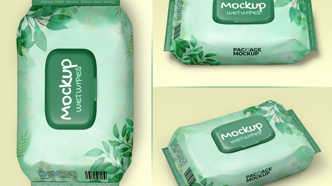 Wet Wipes Packaging Mockup Free Package Mockups