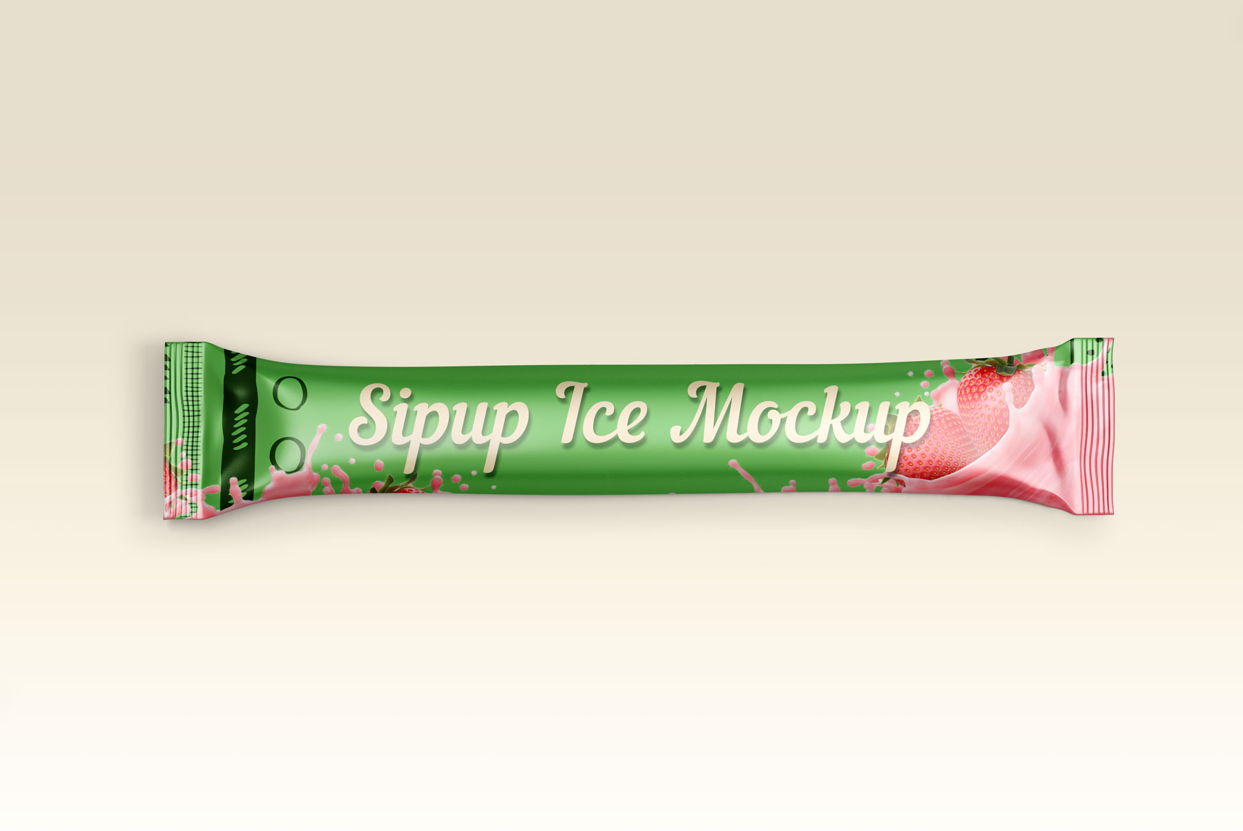 Stick Sachet Packaging Mockup Set