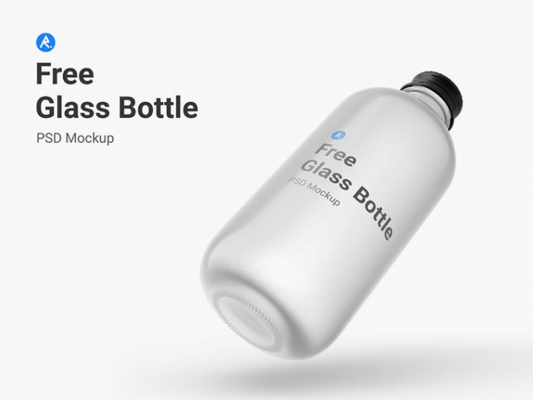 Download Free Glass Bottle Mockup Psd Free Package Mockups