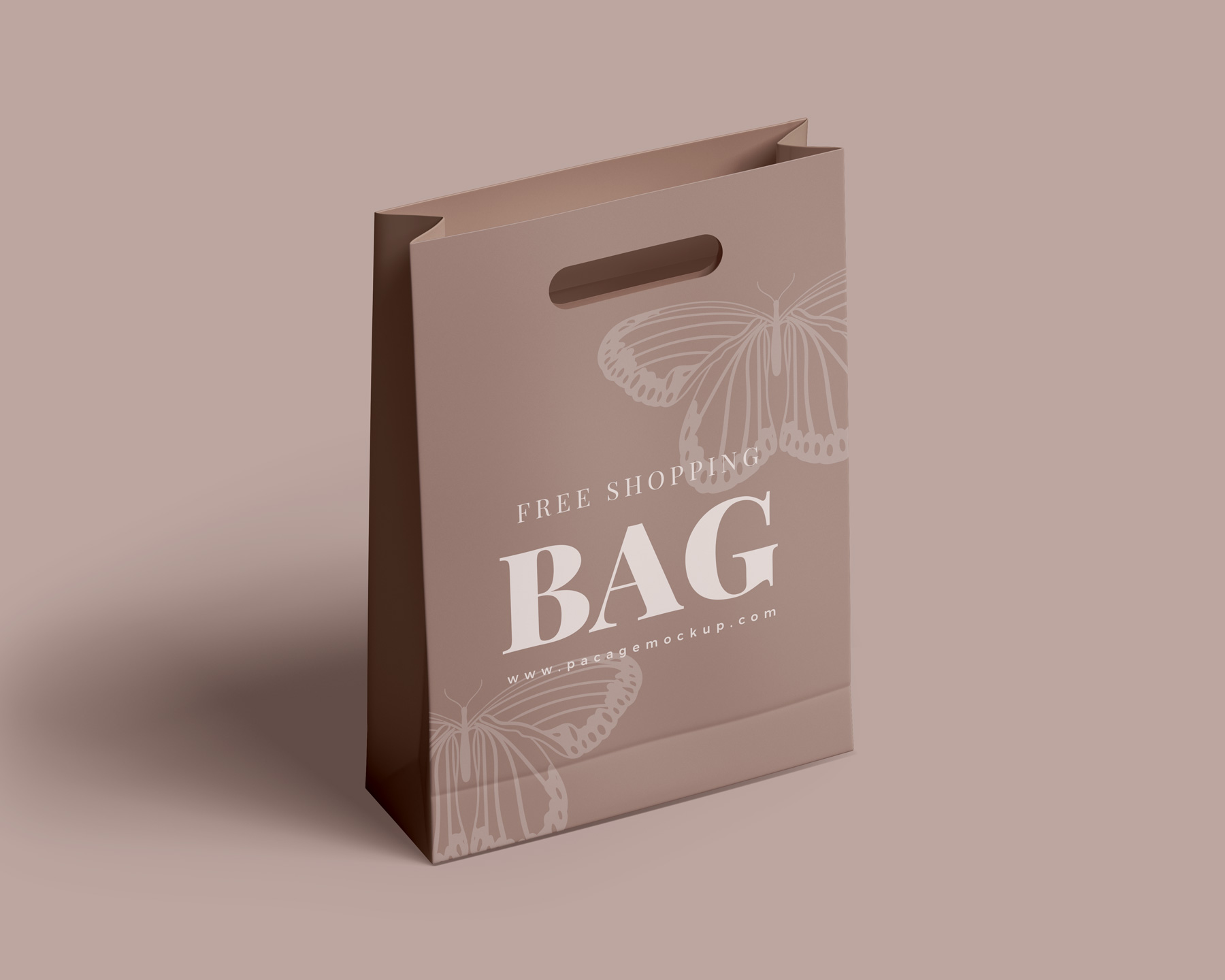 Free Paper Shopping Bag Mockup PSD Set