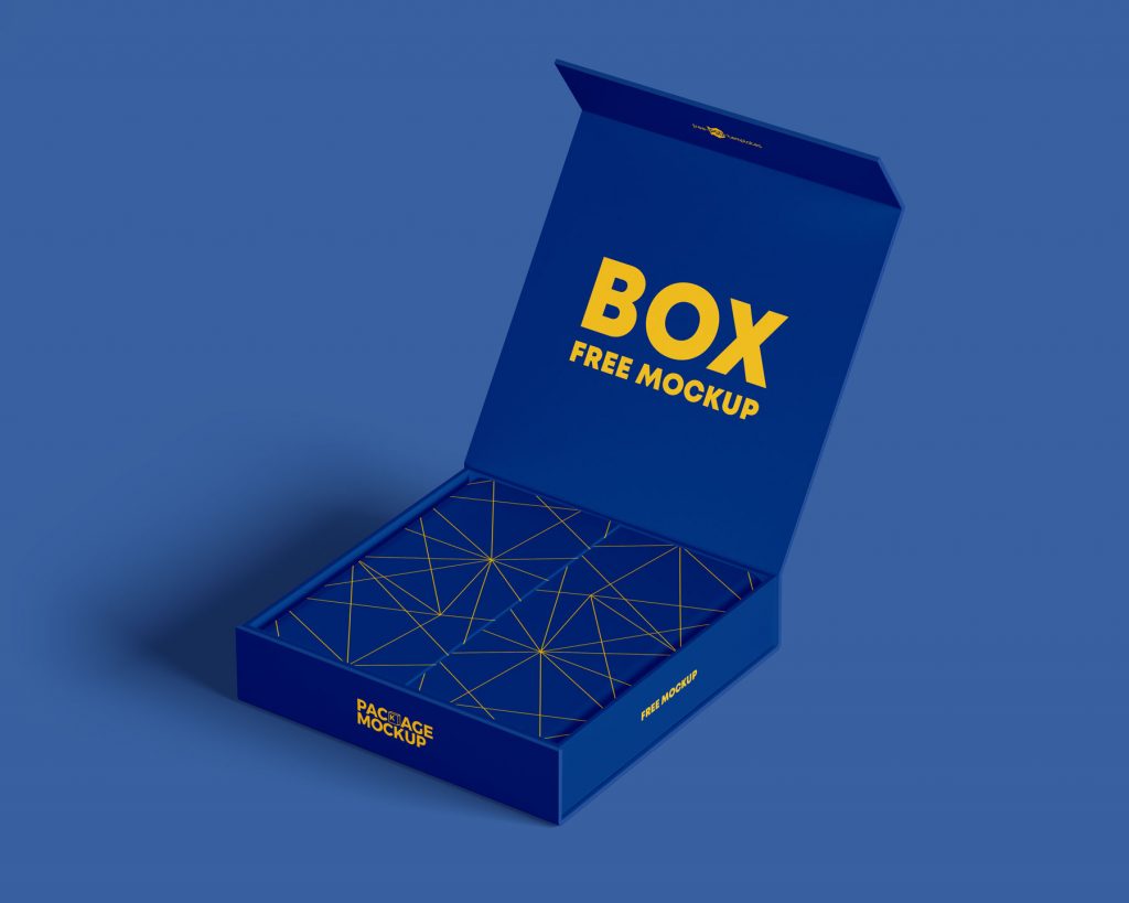 Free Product Box Mockup Set