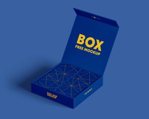 Free Product Box Mockup Set