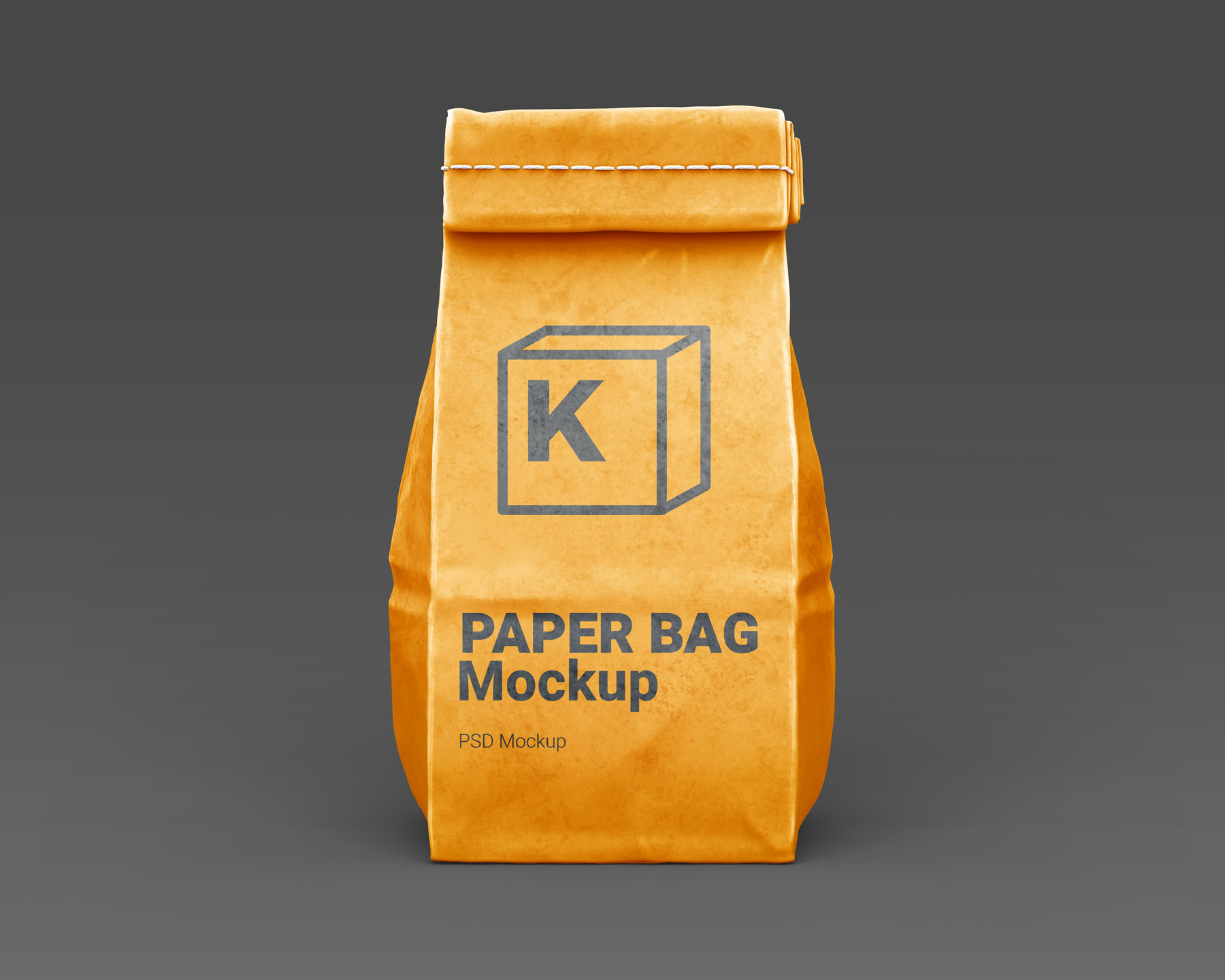 Disposable Paper Bag Mockups set
