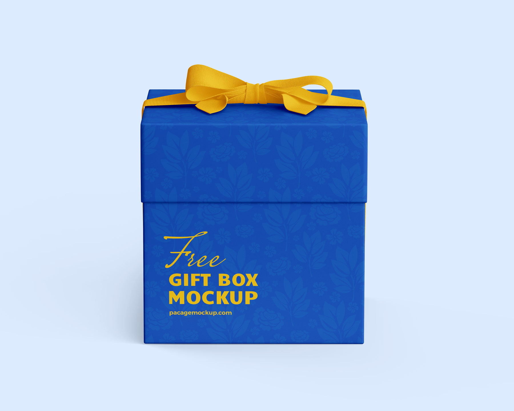 Well Packaged Gift Box Mockup