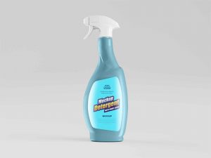 Free Window Cleaner Bottle Mockup