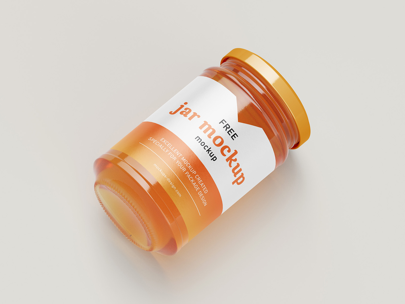 Free Honey Jar Mockup set