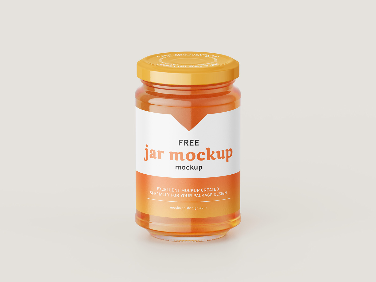 Free Honey Jar Mockup set