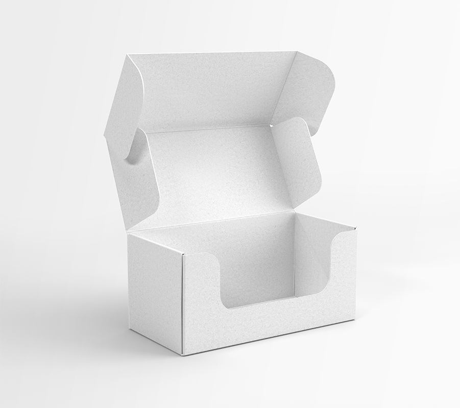 Free Front Tuck Mailer Box Mockup