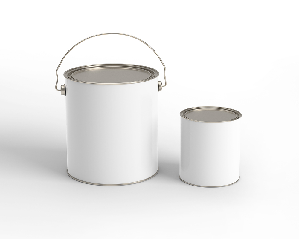 Free Paint Tin Bucket Mockup