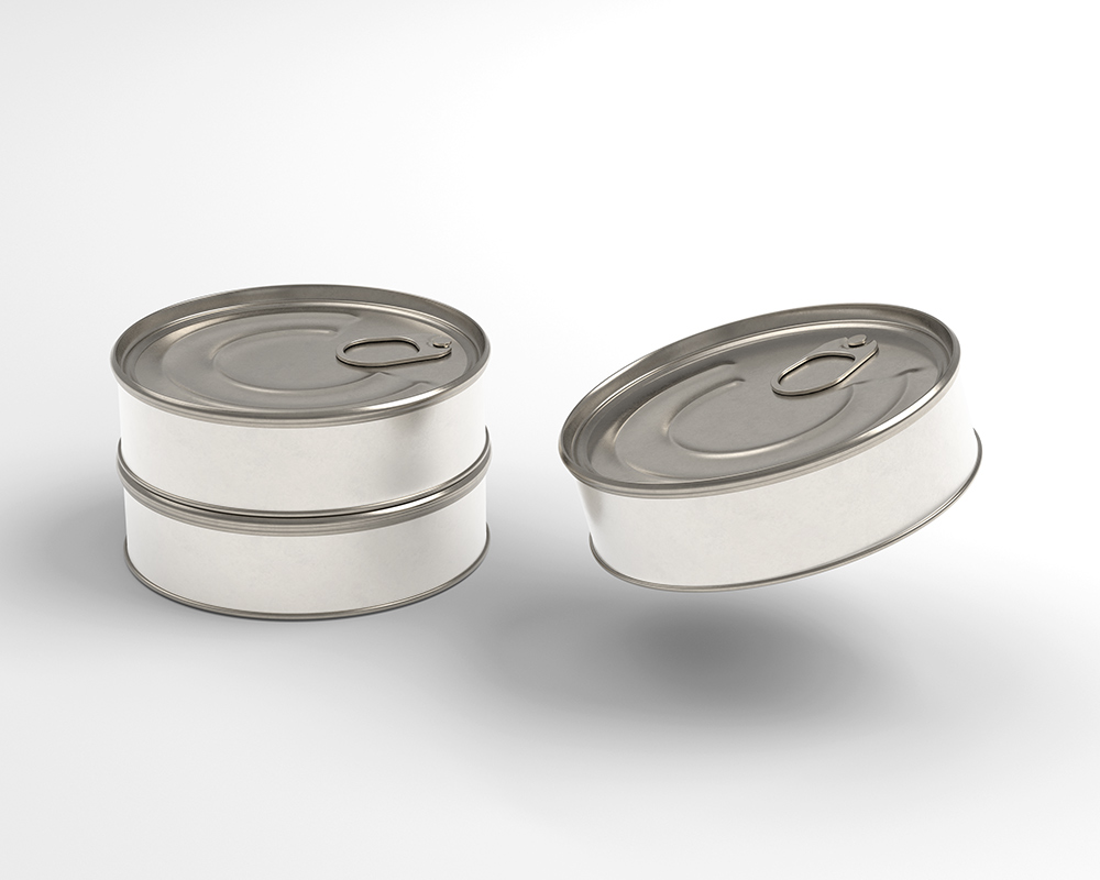 Free Tuna Tin Can Mockup