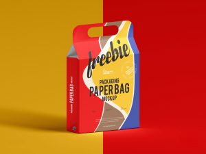 Free Paper Bag Mockup