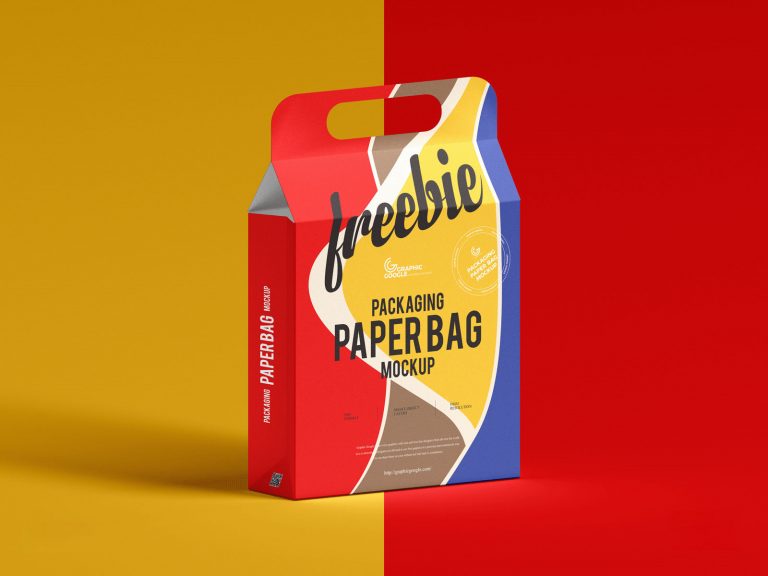 Free Paper Bag Mockup