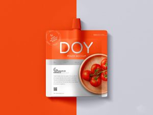 Free Doy Pouch Mockup