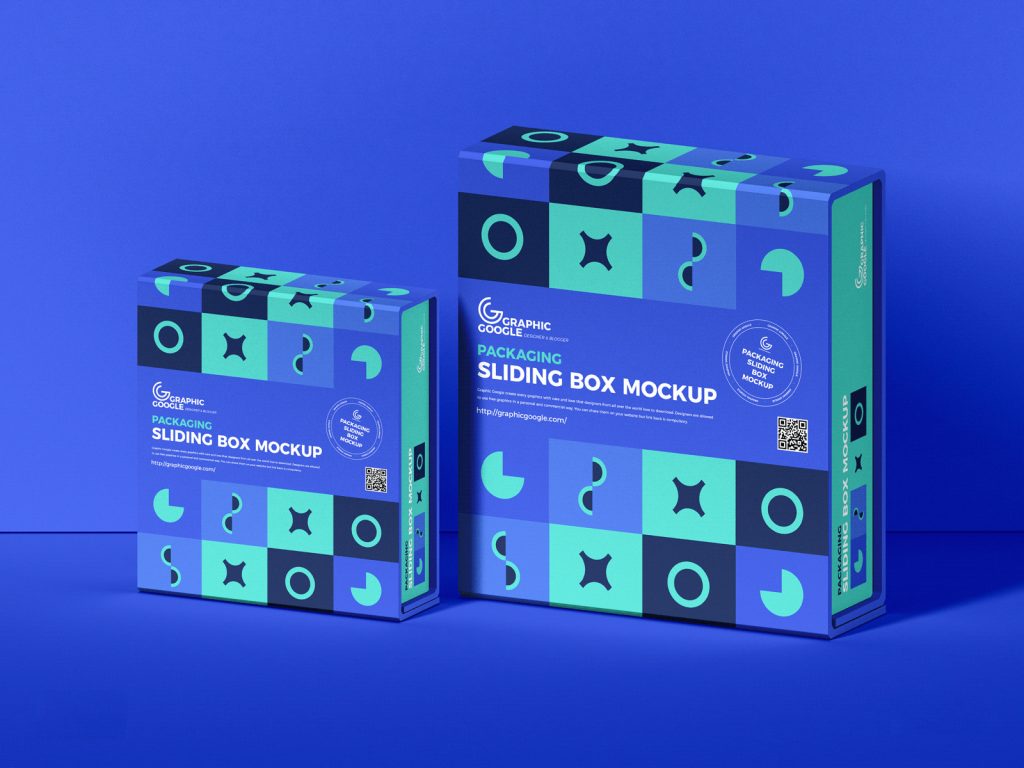 Free Sliding Box Mockup