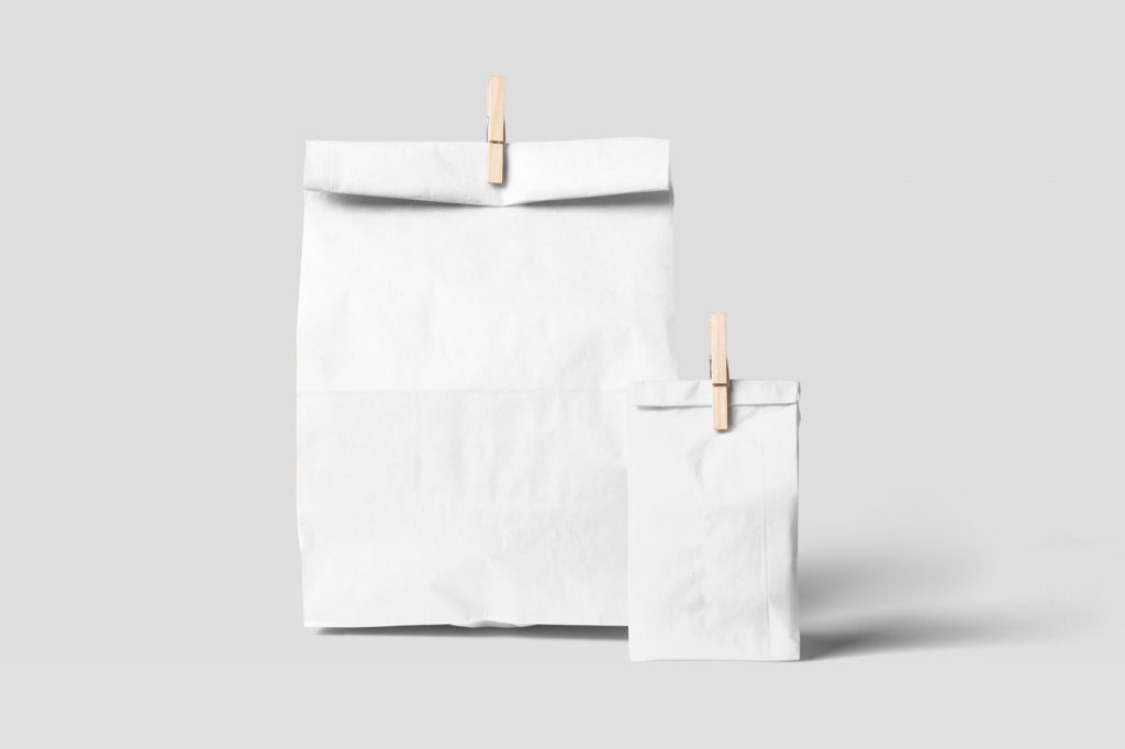 Free To Go Paper Bag Mockups
