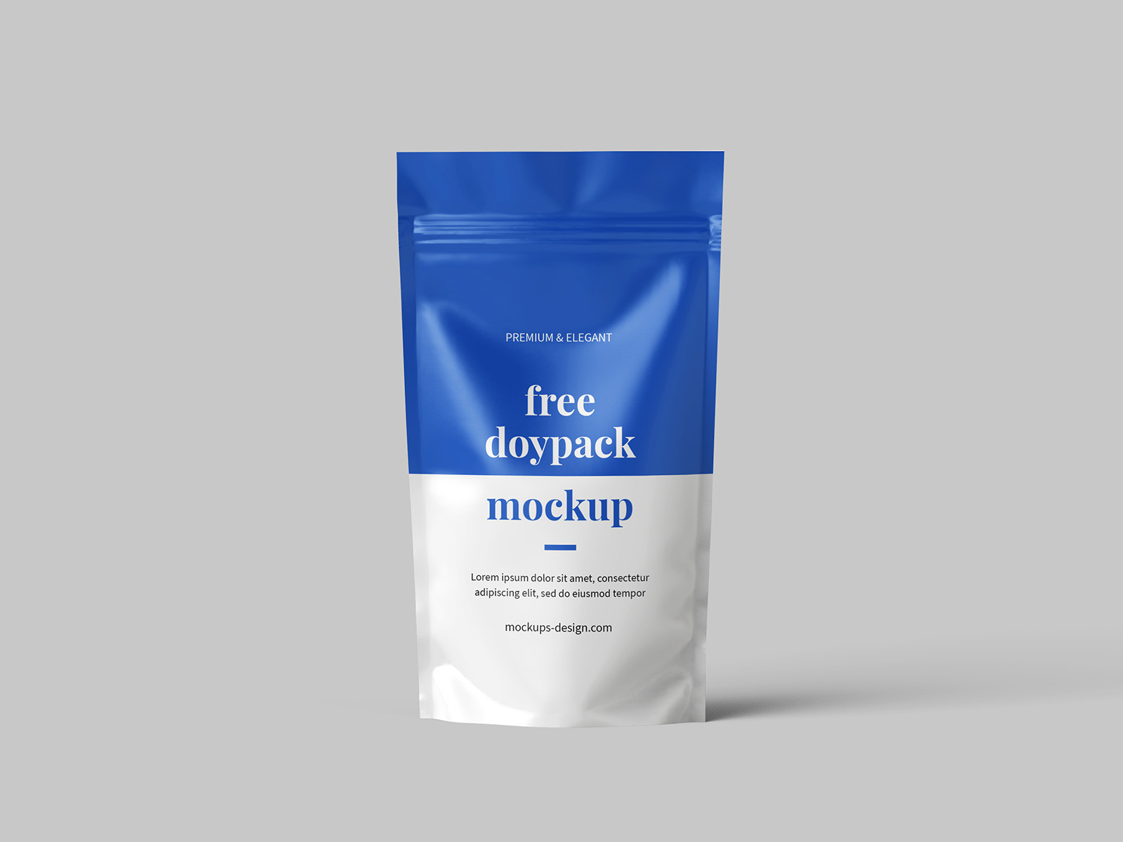 Free Doypack Standing Pouch Mockup set