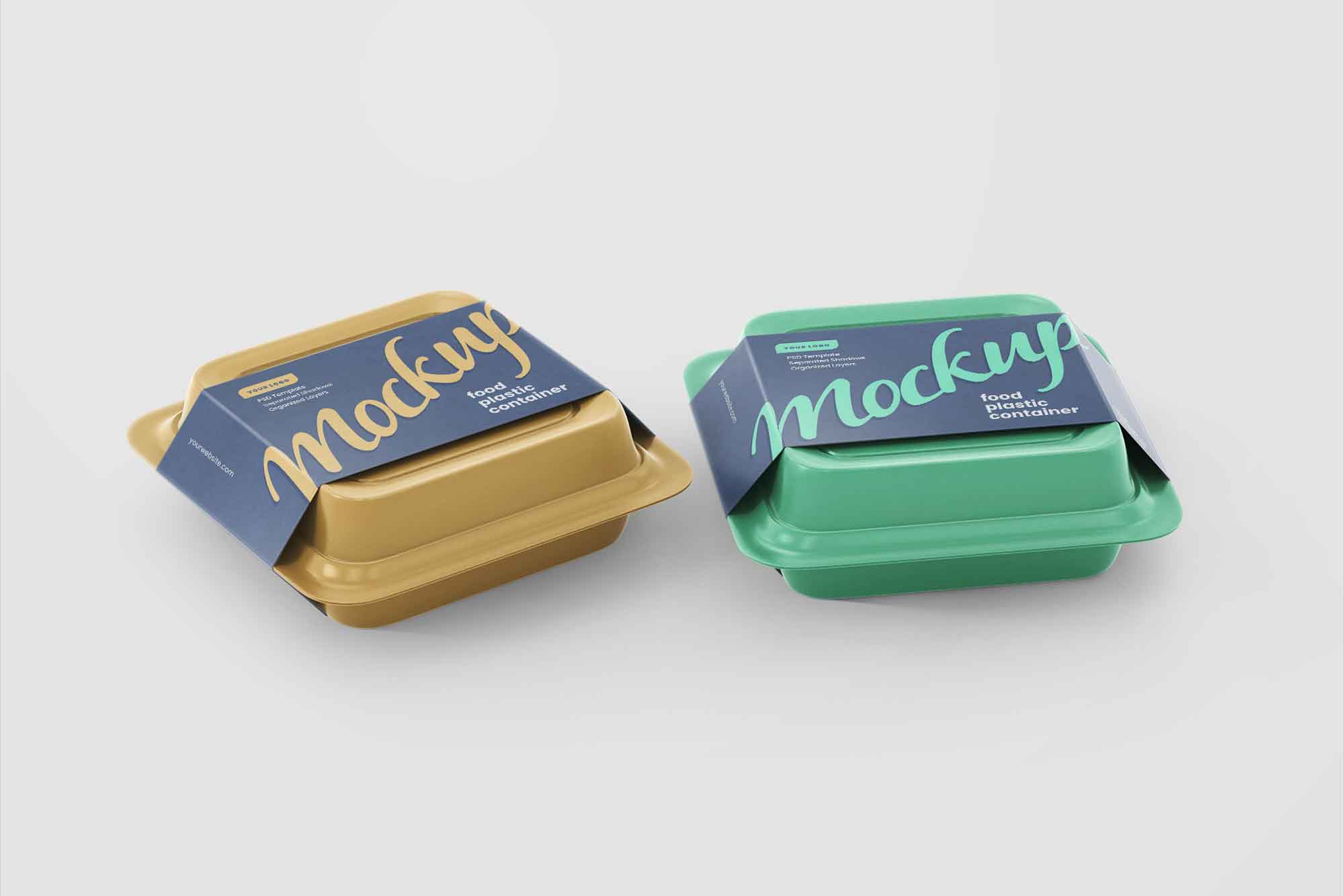 Free Fast Food Container Mockup