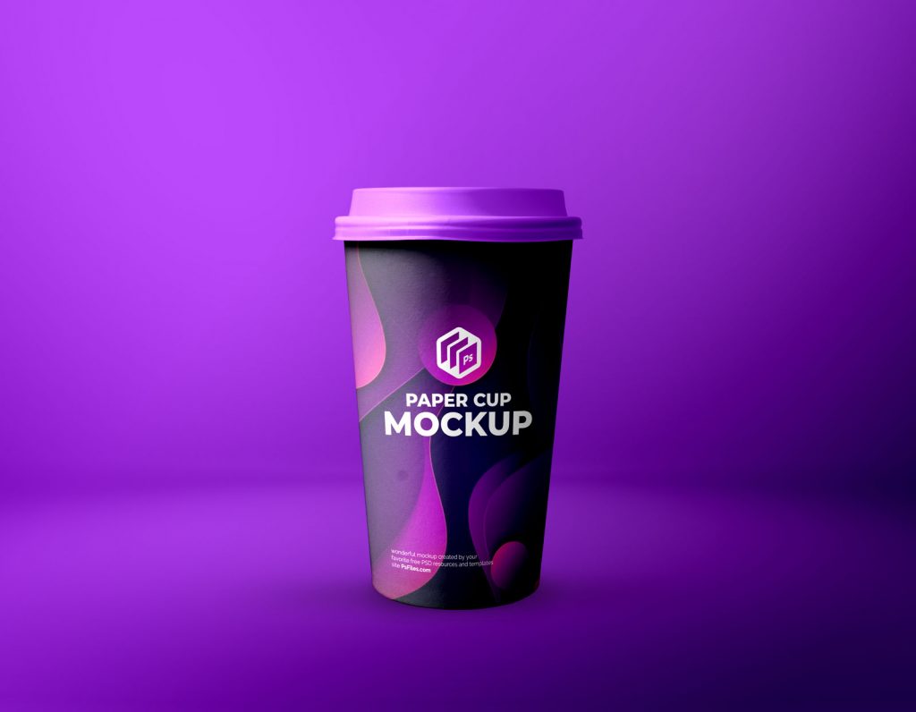 Free Paper Coffee Cup Mockup