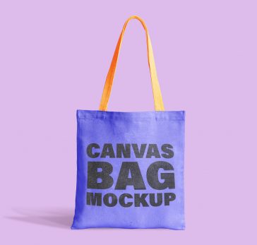 Free Canvas Tote Bag Mockup - Free Package Mockups