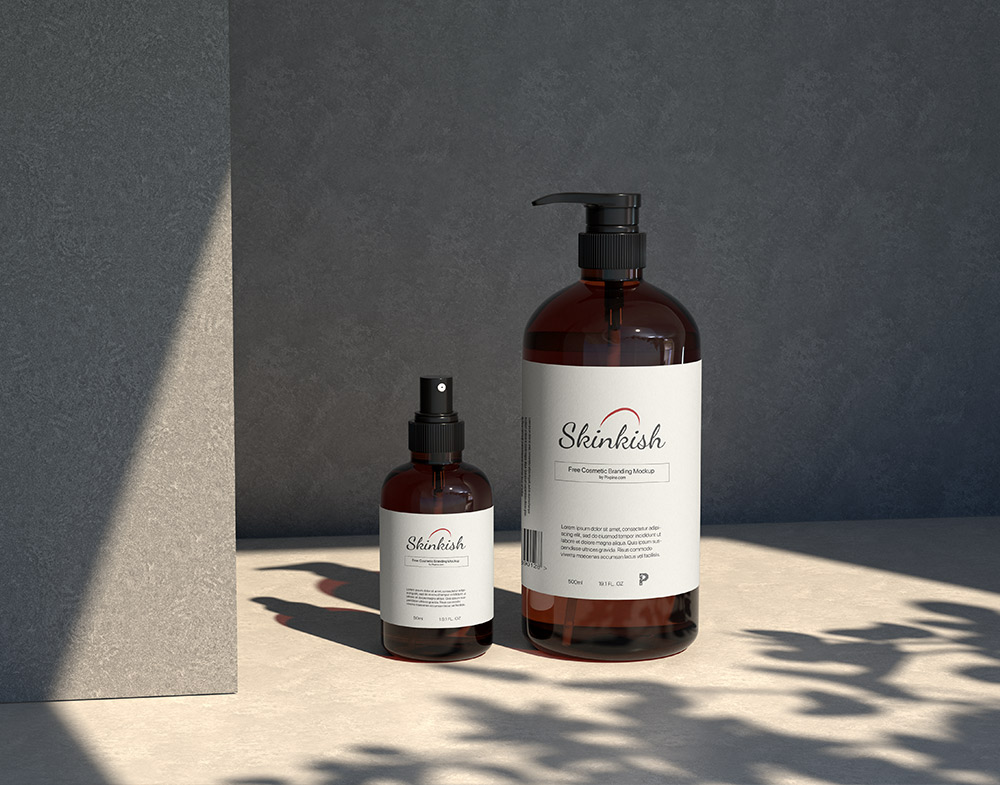 Free Cosmetic Branding Mockup