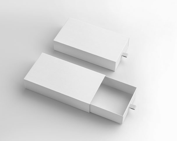 Free Rectangle Slide Box Mockup - PacageMockup