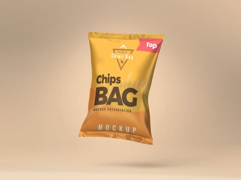 Chips Bag PSD Mockup