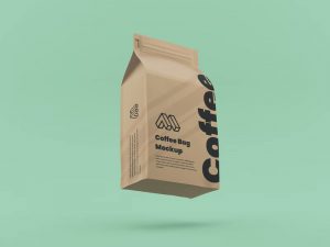 Free Coffee Bag Mockup