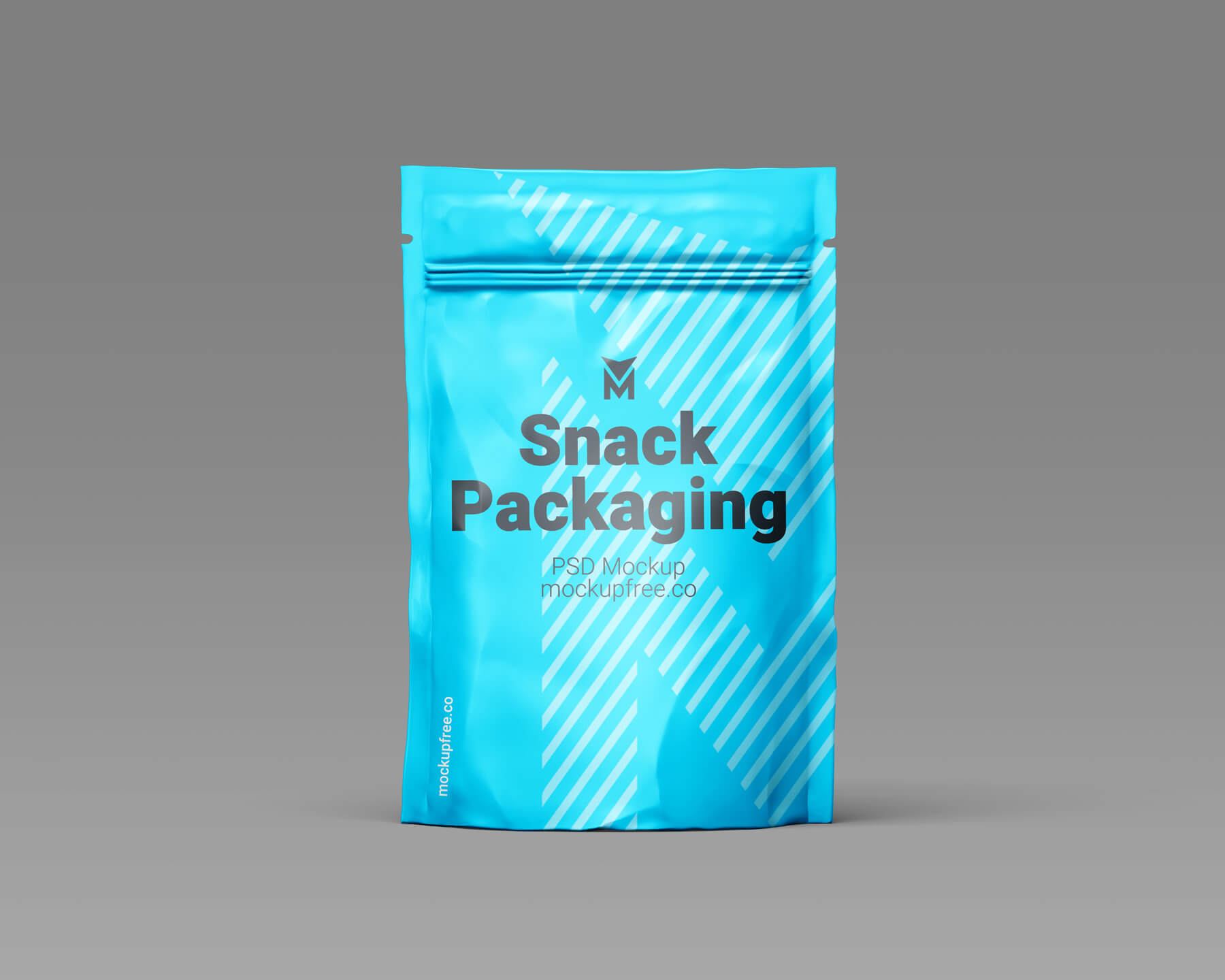 Free Standing Pouch Snack Food Packaging Mockups set