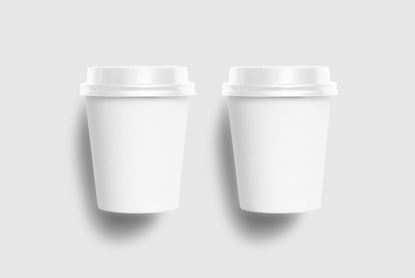 Paper Cups Mockup