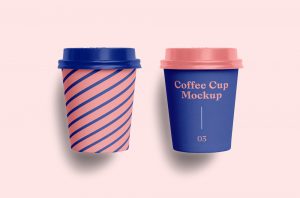 Paper Cups Mockup