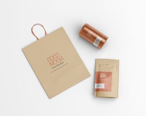 Free Coffeehouse Branding Mockup PSD