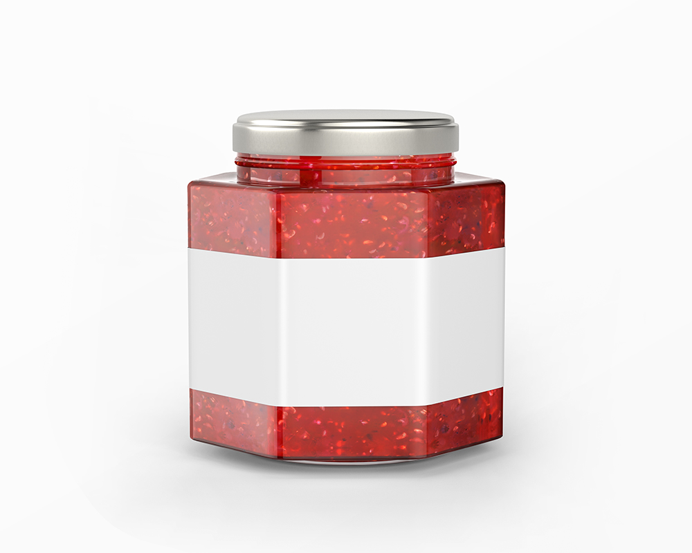 Free Jam Glass Jar Mockup