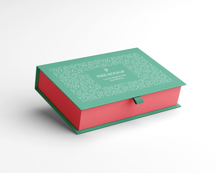 Round Gift Box Packaging Mockup PSD – Download PSD