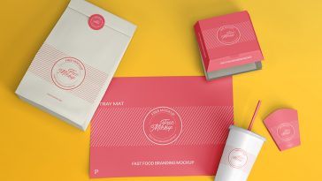 Free Fast Food Branding Mockup