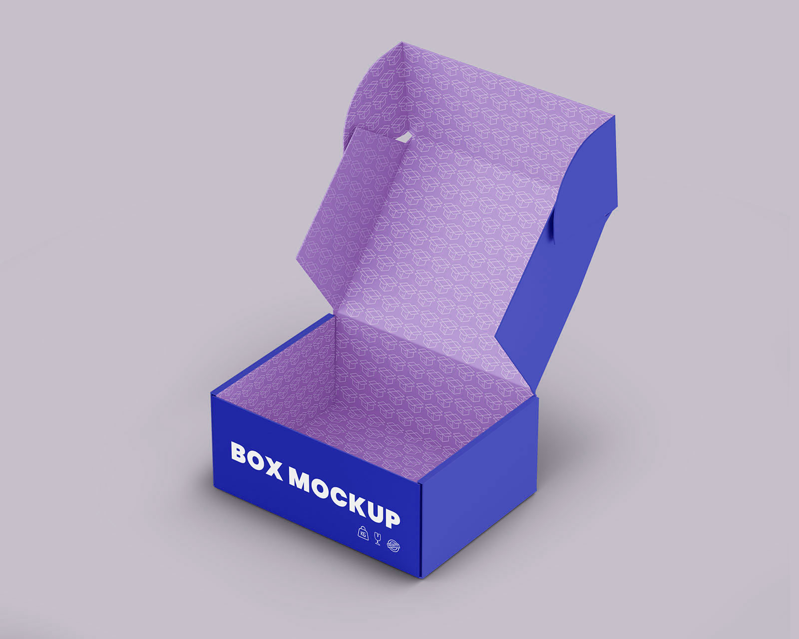 Free Pinch Lock Box Mockup PSD