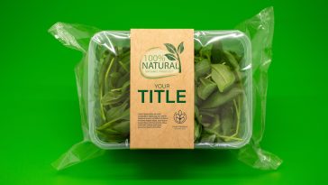 Spinach Package Mockup