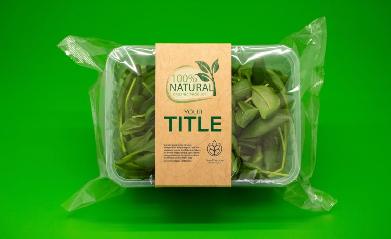 Spinach Package Mockup